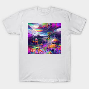 Psychedelic Alien World #1 T-Shirt